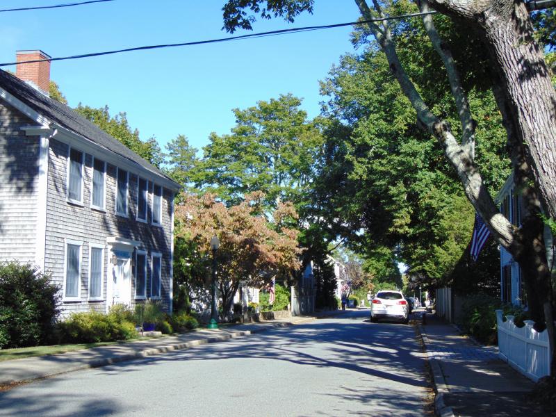 Aside from housing renovations, lower Main Street looks much the same today. BY TANNER HARDING